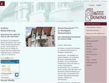 Tablet Screenshot of hotel-domino.de